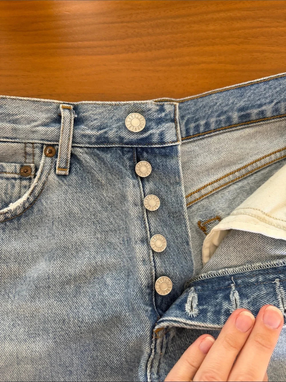 Agolde Parker Denim Shorts